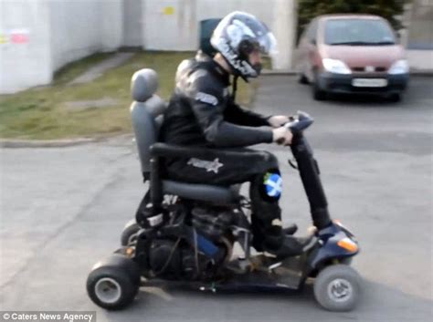 Watch The Worlds Fastest Mobility Scooter As It Reaches A Top Speed Of