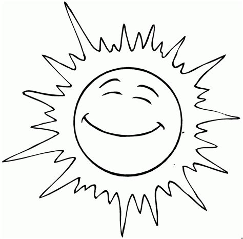 Malvorlage sonne kostenlos