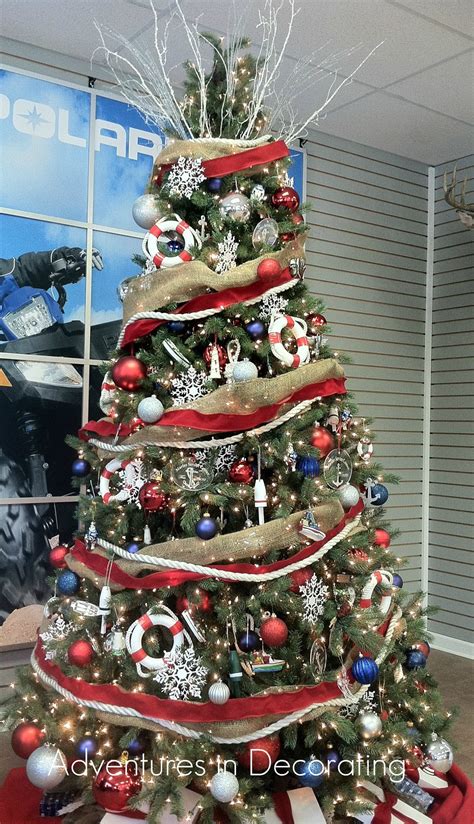 Adventures In Decorating Nautical Christmas Tree