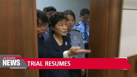 Criminal Trial Of Former President Park Geun Hye To Resume Monday Youtube