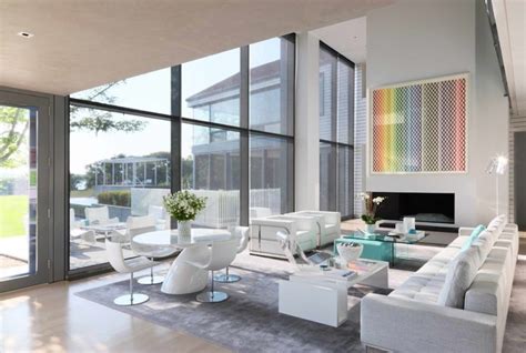 Architectural Digest East Hampton Residence Contemporary Living Room New York By Adrian
