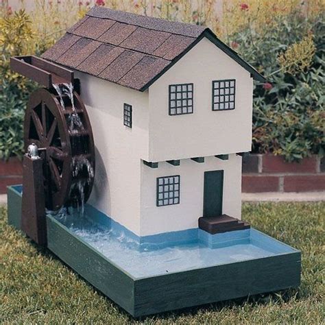 Modeled On A Real Tennessee Grist Mill Wheel Is Powered By Small Pump