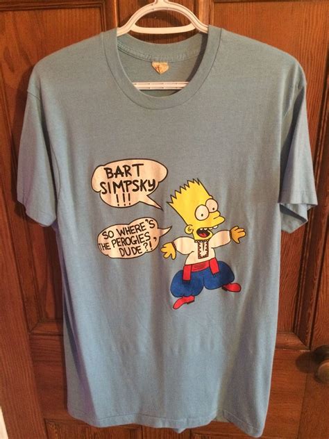 Vintage Bootleg Bart T Shirt The Simpsons L Bootleg Bart T Shirt
