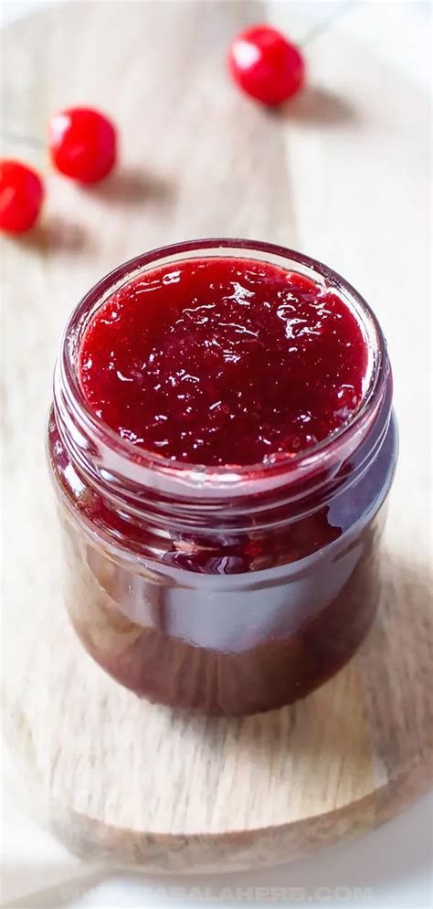 Best Cherry Jam Recipe How To Make Cherry Jam With Fresh Sweet Or Sour Cherries 3 Ingredients