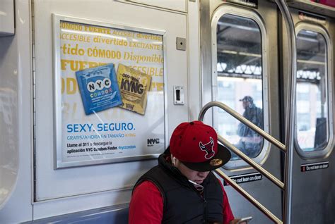 Too Risqué For New York Citys Subways Some Ads Test Limits The New