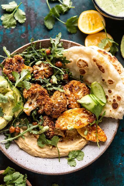 I've swapped the chicken for nutrient packed cauliflower, and replaced the heavy cream and butter. Cauliflower Shawarma with Green Tahini and Fried Halloumi ...