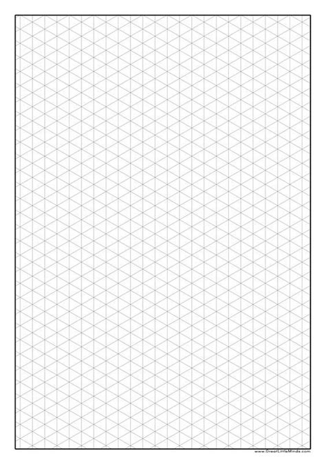 Printable Isometric Graph Paper Isometric Grid Isometric Graph Paper