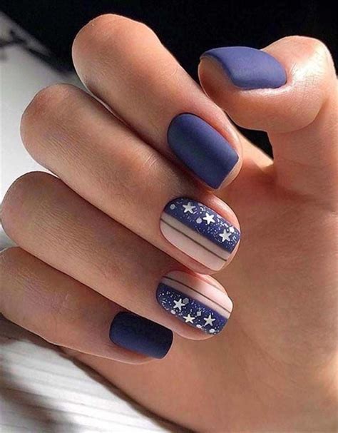 40 Trendy 2019 Dark Blue Nail Art Designs Blue Nail Art Designs Gel