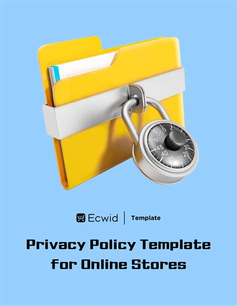 Privacy Policy Template For Online Stores