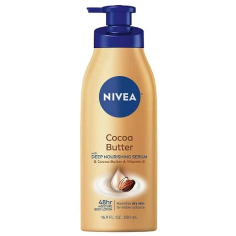Nivea Cocoa Butter Body Lotion With Deep Nourishing Serum 169 Fl Oz