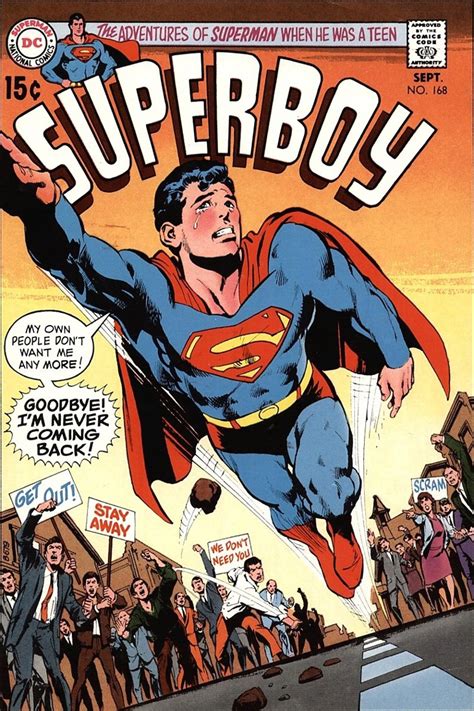 Superboy 168 By Neal Adams Comic Book Covers Pinterest