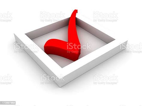 Red Check Mark Stock Photo Download Image Now Check Mark Box