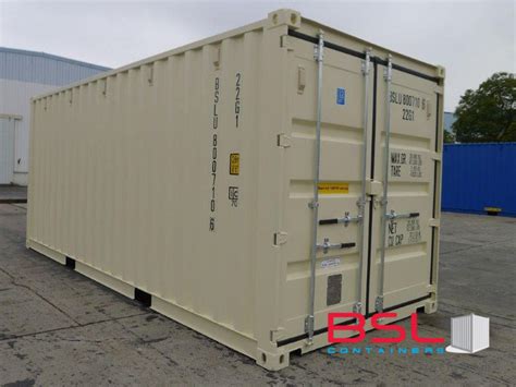 20 Iso New Build One Trip Shipping Containers In Ral1015 Beige Ex