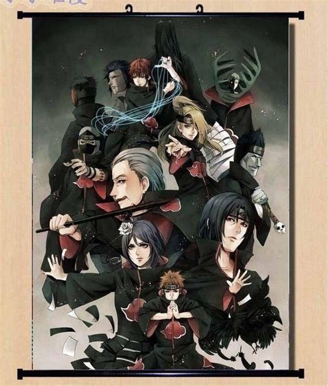 Home Decor Wall Poster Scroll Naruto Akatsuki Orochimaru Uchiha Madara