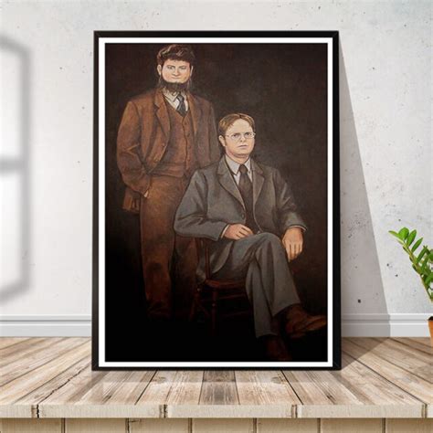 Dwight Schrute Mose Schrute Portrait The Office Poster Print No