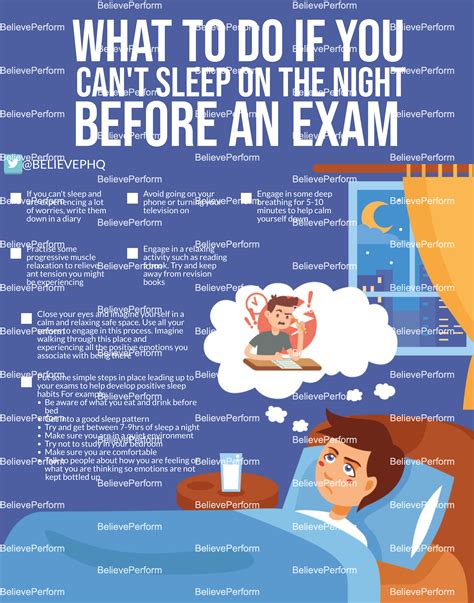 What To Do If You Cant Sleep On The Night Before An Exam