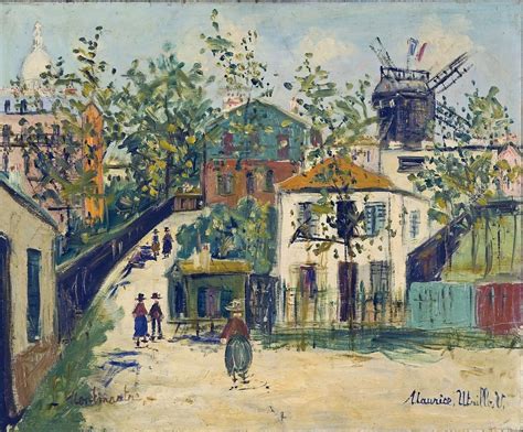 Montmartre 1930 Maurice Utrillo 1883 1955 Montmartre Painting
