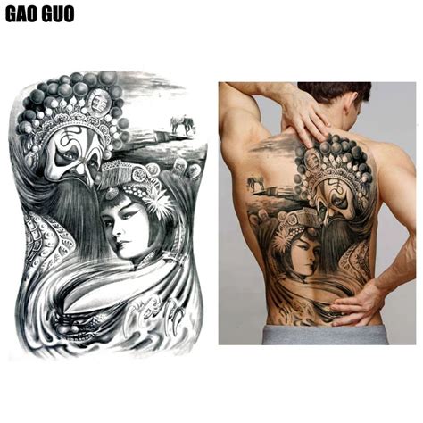 Desain Tato Sayap Gambar Tato Keren Di Punggung Tochtye