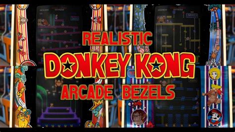 Realistic Donkey Kong Arcade Bezels Modified Youtube
