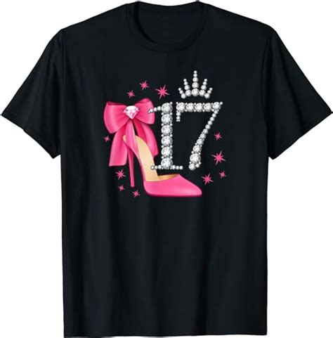 17th Birthday 17 Years Old Girls Ladies T Shirt Uk Fashion