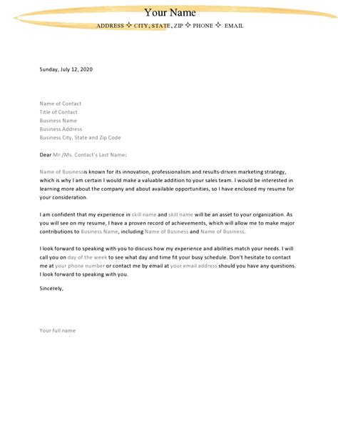 30 Editable Letter Of Interest For A Job Templates Templatearchive