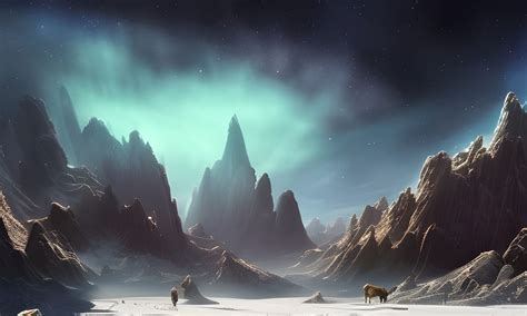 Vast Frozen Wasteland Ai Generated Artwork Nightcafe Creator