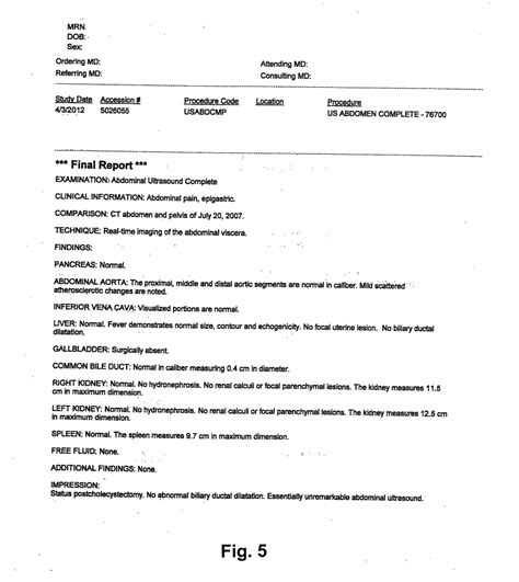 X Ray Report Template Templates Example