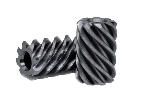 45° Helix Angle Steel Worm Gear 8 Teeth Steel Helical Pinion Agma 7 For