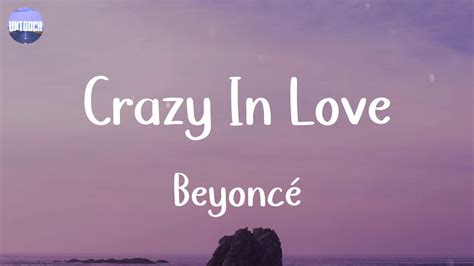 Beyoncé Crazy In Love Lyrics Youtube