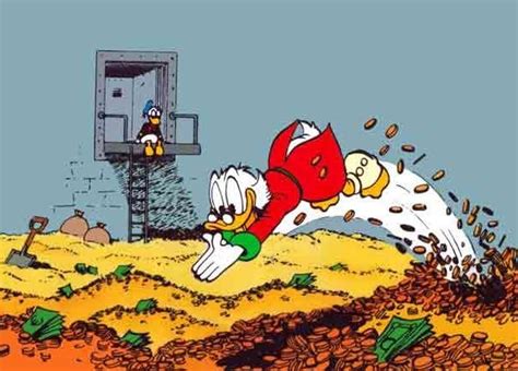 Swimming In My Money Like Scrooge Mcduck The Coffeelicious Medium