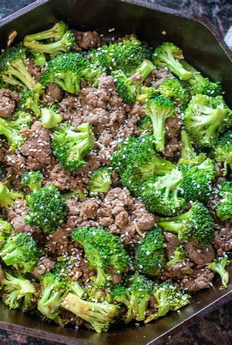 This ethnic beef recipe is super tasty with. Easy Ground Beef and Broccoli - Served From Scratch