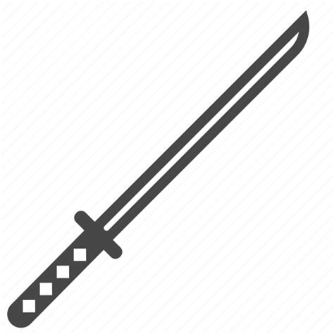 Blade Japanese Katana Ninja Samurai Sword Weapon Icon