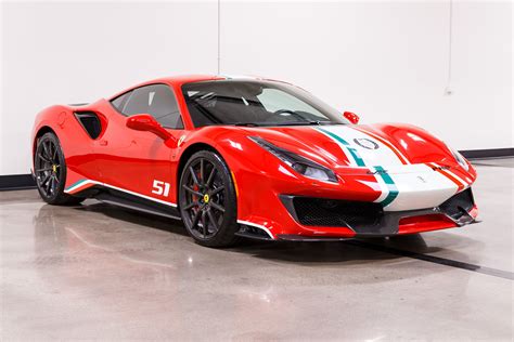 The ferrari 488 pista is powered by the most powerful v8 engine in the maranello marque's history and is the company's special series sports car with the highest level yet of technological transfer from racing. 2019 Ferrari 488 Pista Piloti - TSG AUTOHAUS - United States - For sale on LuxuryPulse.