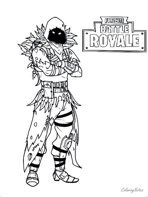 These are very detailed and will likely be a challenge. Fortnite Coloring Pages Battle Royale | Drift, Raven, Ice ...