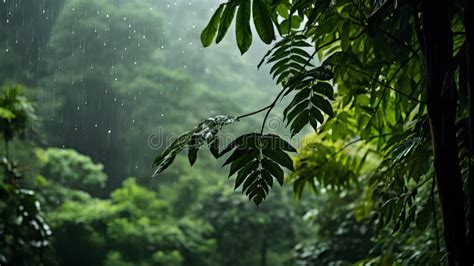 A Photo Of Lush Rainforests With Vibrant Foliage As The Background
