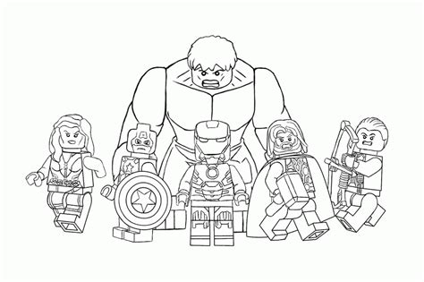 Lego Avenger Coloring Pages Coloring Home