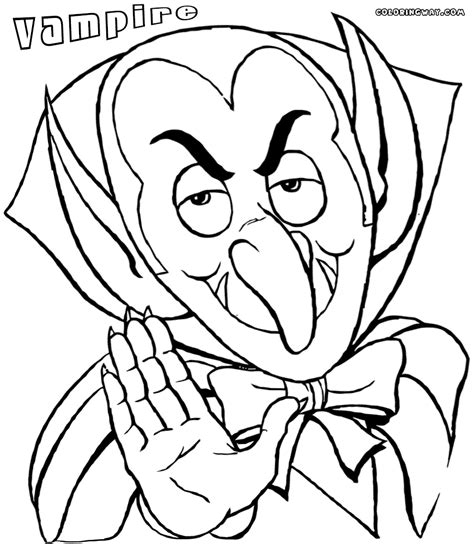 Vampire Coloring Pages