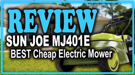 At the time of writing, this mower had nearly 500 user reviews on amazon with an average rating of 4.3 out of 5 stars. Sun Joe MJ401E-PRO 13 Amp Electric Lawn Mower Review ...