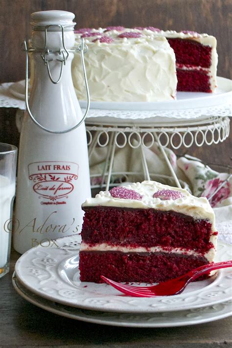 This red velvet cake is one of the most mesmerizing cakes around. Adora's Box: THE BEST RED VELVET CAKE