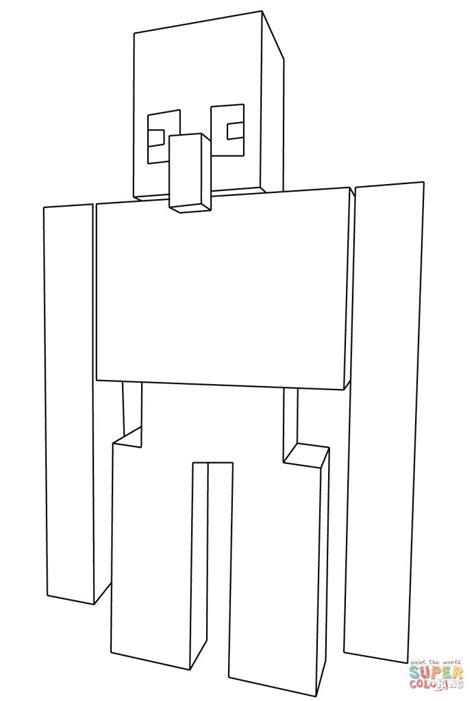 A parity issue is where one feature only exists in one edition of the game and not in the other (version exclusives), or the behavior of a feature differs between editions. Minecraft Iron Golem Coloring Page | Minecraft coloring ...