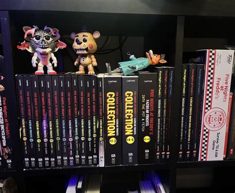 My Fnaf Book Collection So Far Rfivenightsatfreddys