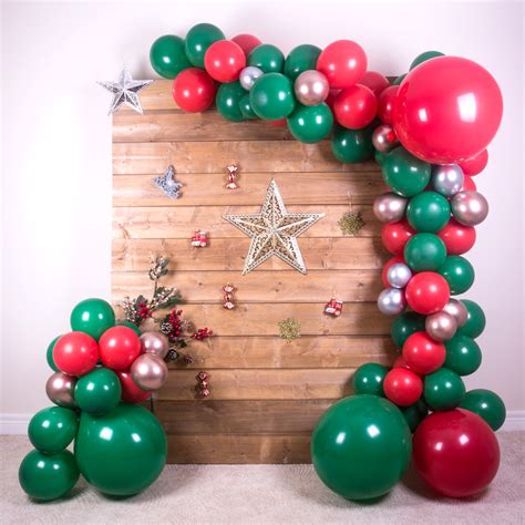 Merry Christmas Balloon Garland Arch Diy Kit For Christmas Party
