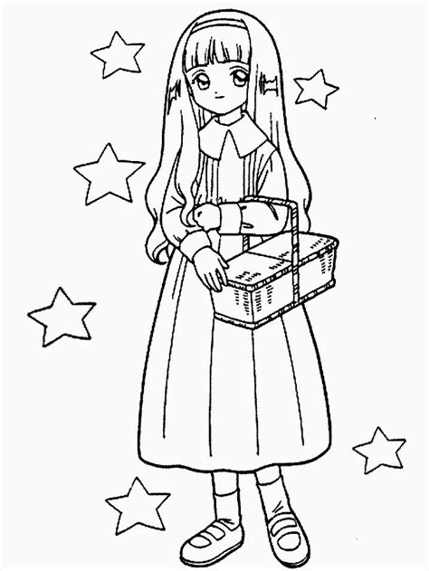 Cardcaptor Sakura Coloring Pages Best Coloring Pages For Kids
