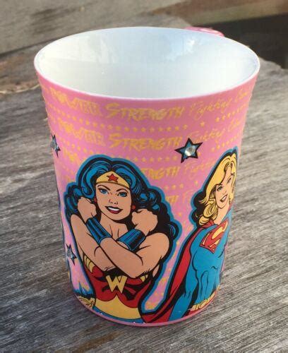 Female Justice League Batgirl Wonder Woman Supergirl Dc Comics Coffee Cup Mug 3763220183