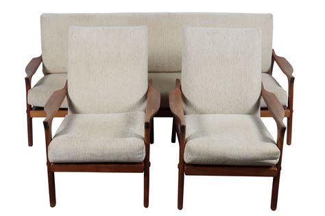 Danish Deluxe Lounge Suite With Almond Wool Upholstery Australian
