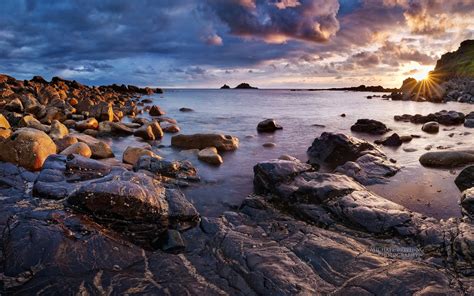 Michael Breitung Coast Stones Scenery England Sea Sunrises And