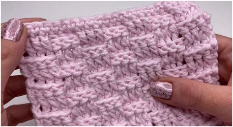 Crochet Basket Weave Stitch Blanket Ilove Crochet