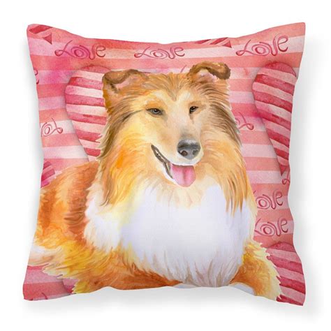Sheltie Love Fabric Decorative Pillow Bb9807pw1818 In 2022 Outdoor