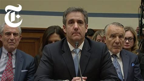 Full Video Michael Cohen Testifies Before Congress Nyt News Youtube