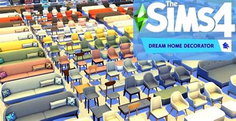 The Sims 4 Dream Home Decorators Objects And Swatches The Sim Architect